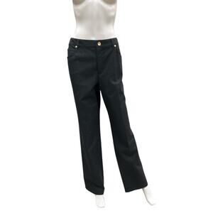 Escada Pants Women’s Size 14 Cotton Tessa Style Made In Croatia Black